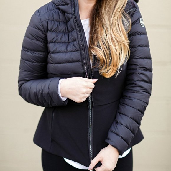 Colmar Originals Research Black Puffer Jacket Sz 6 - Picture 6 of 16